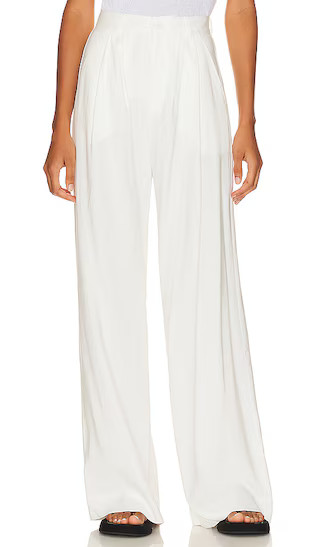 Fabi Wide Leg Pant in White | Revolve Clothing (Global)