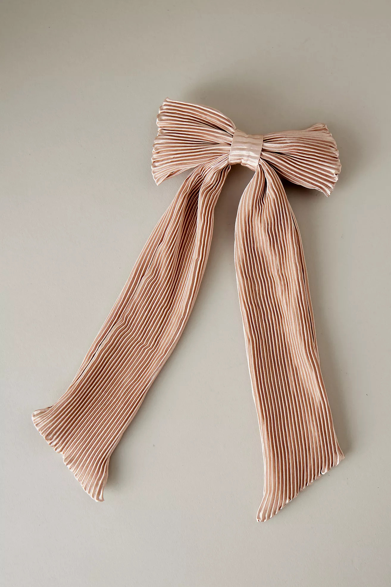 Pleated Bow Barrette Hair Clip | Anthropologie (UK)