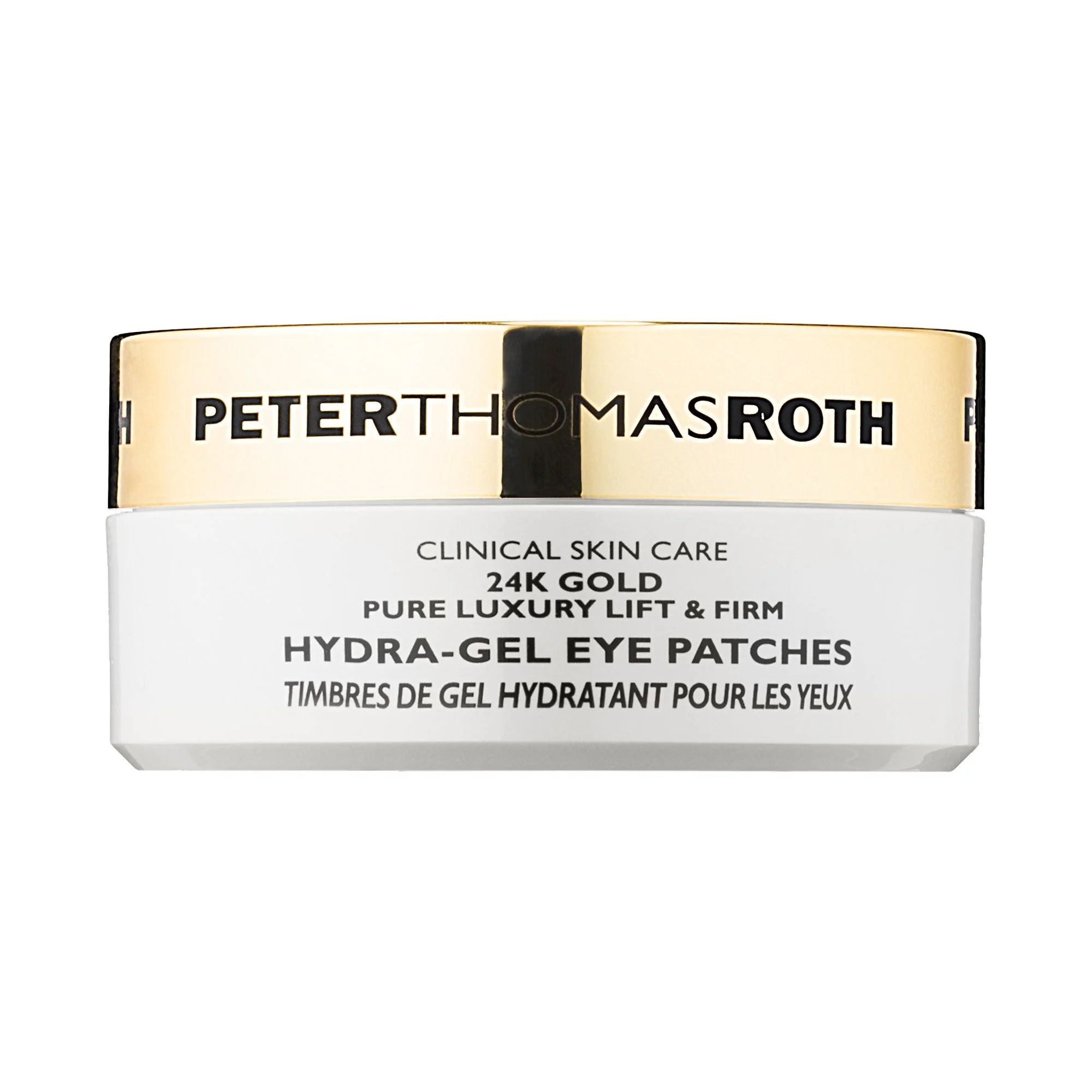 ($75 Value) Peter Thomas Roth 24K Gold Pure Luxury Lift & Firm Hydra-Gel Eye Patches, 60 Ct | Walmart (US)