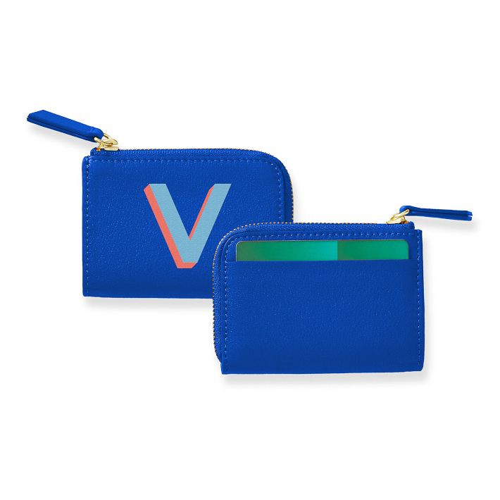 Commute Leather Card Case, Printed | Mark and Graham