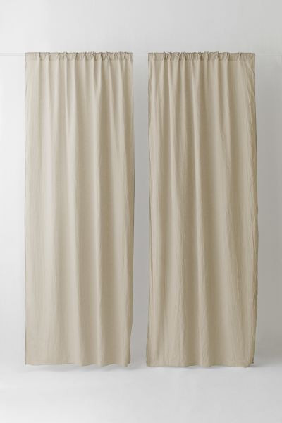 2-pack Linen Curtain Panels | H&M (US + CA)