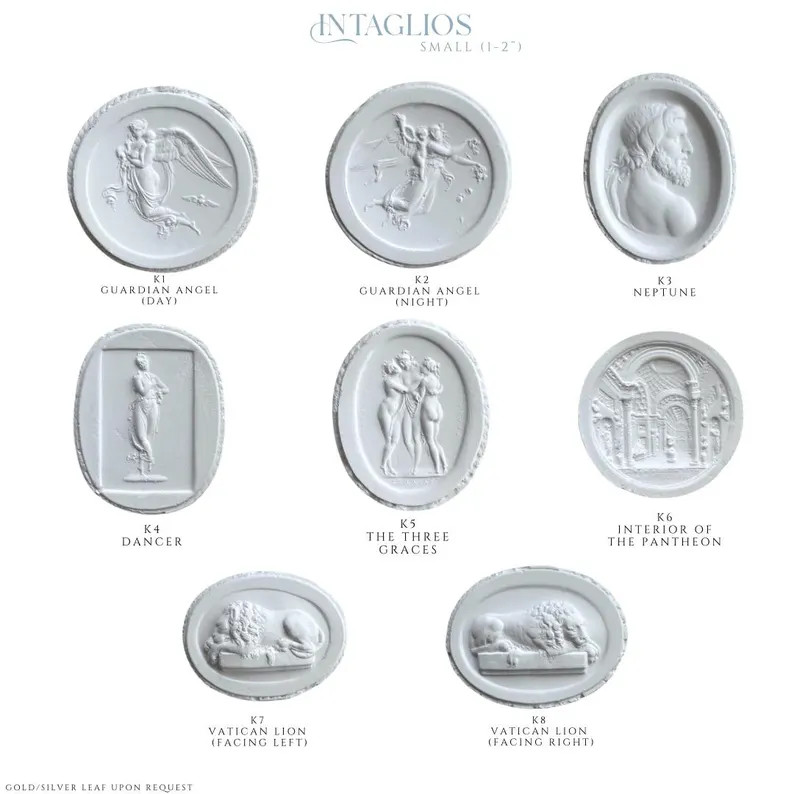 Plaster Intaglios | Small & Large Sizes - Etsy | Etsy (US)