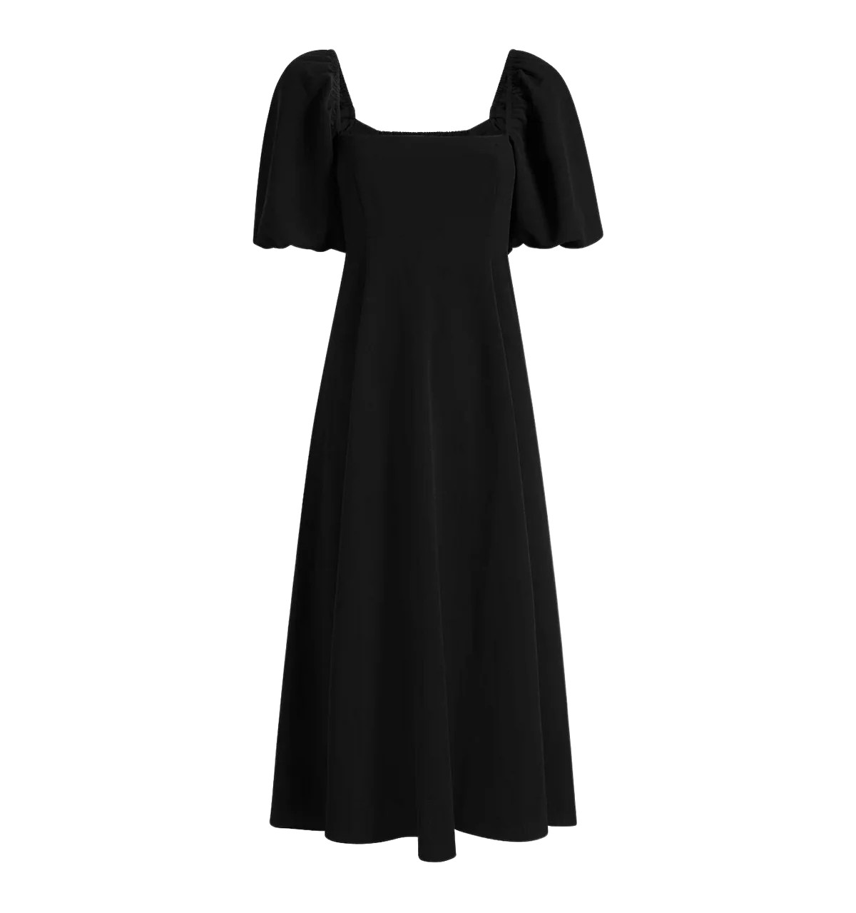 The Matilda Dress in Black Crepe | Over The Moon