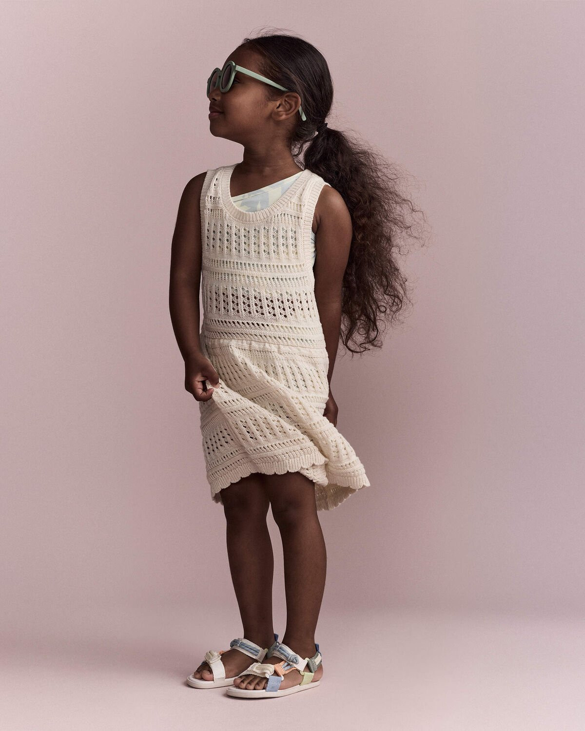 Toddler Girl Crochet Cover Up - Cream - Otter Avenue | Carter's | Carter's Inc