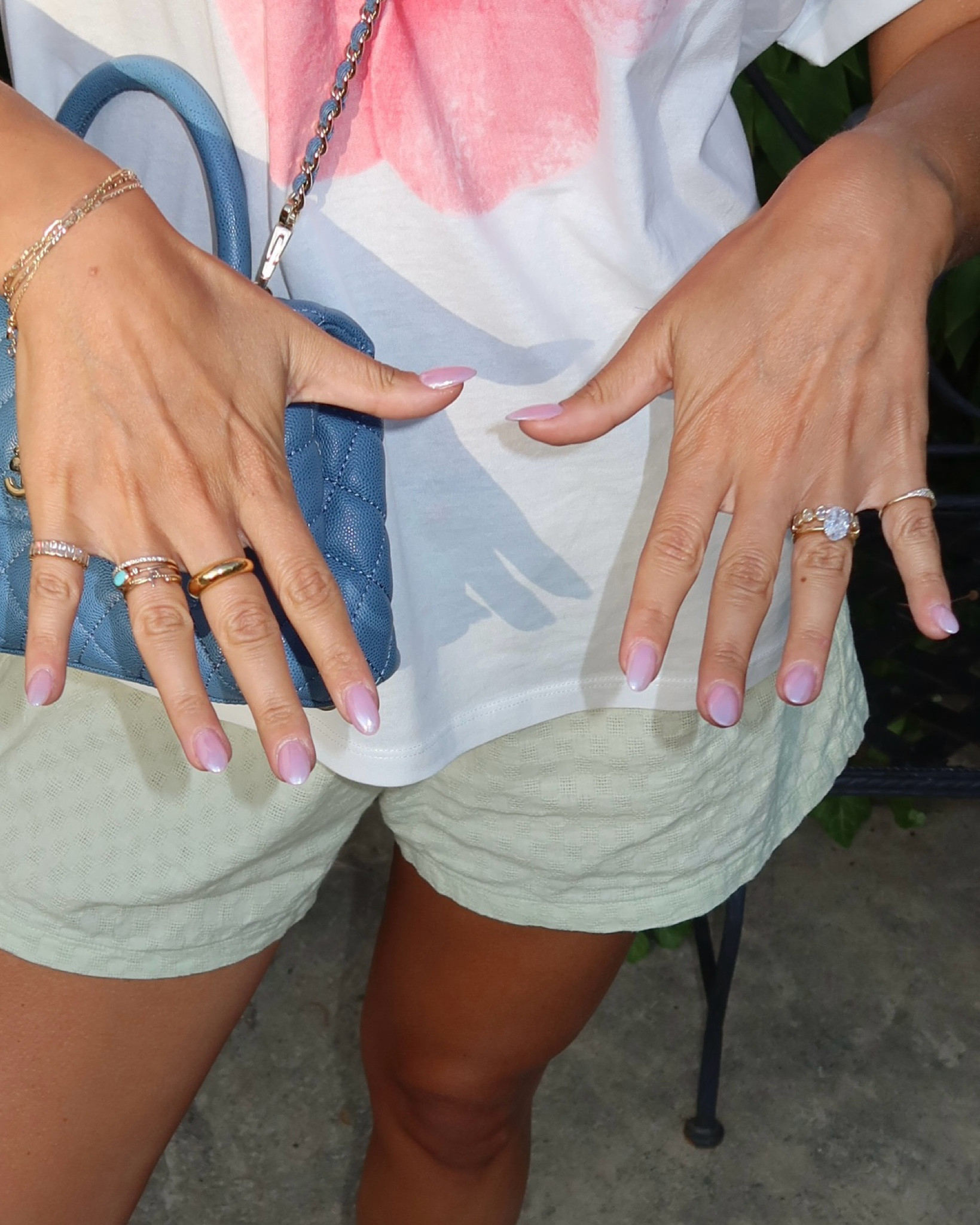 My daily ring and bracelet stack ✨✨