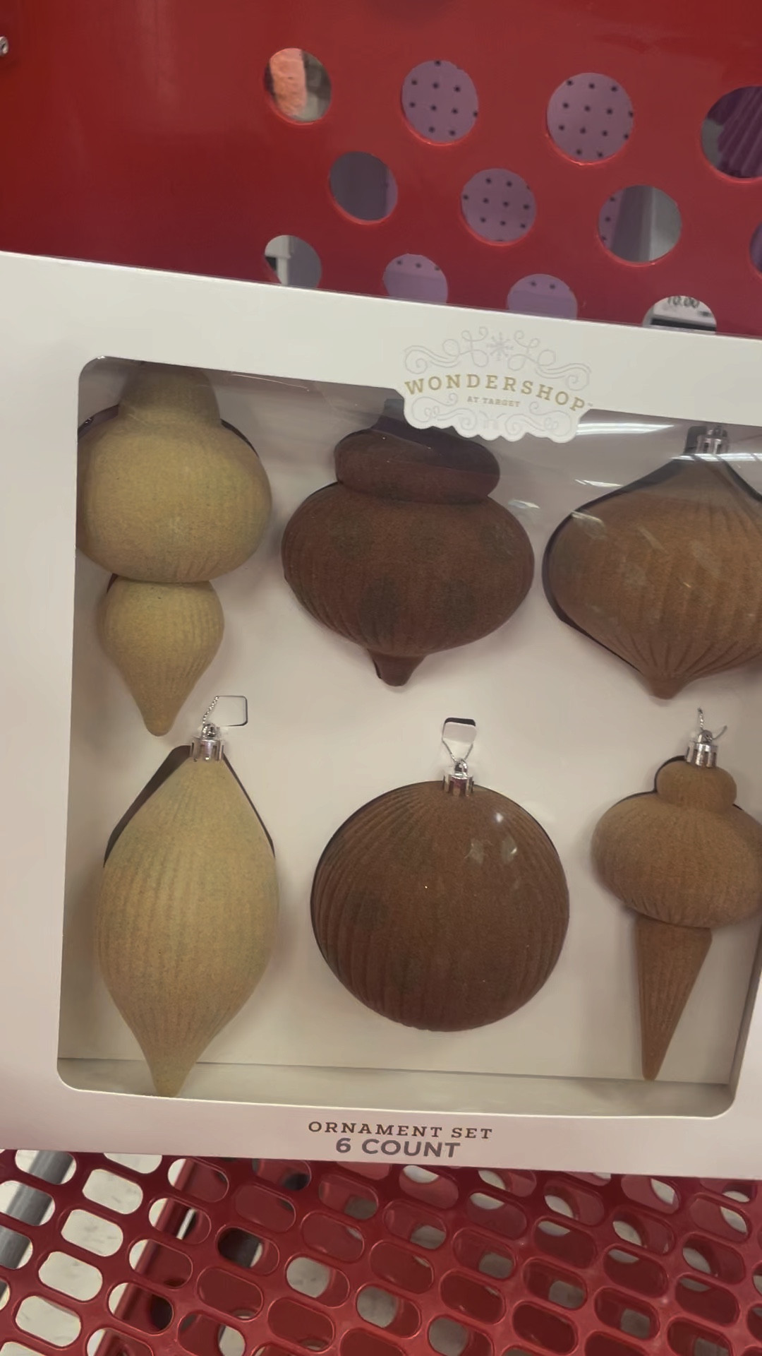 Target has the flocked ornaments in the natural color palette. They are perfect with all the woodsy and brown decor this year 😍

#LTKhome #LTKSeasonal #LTKHoliday