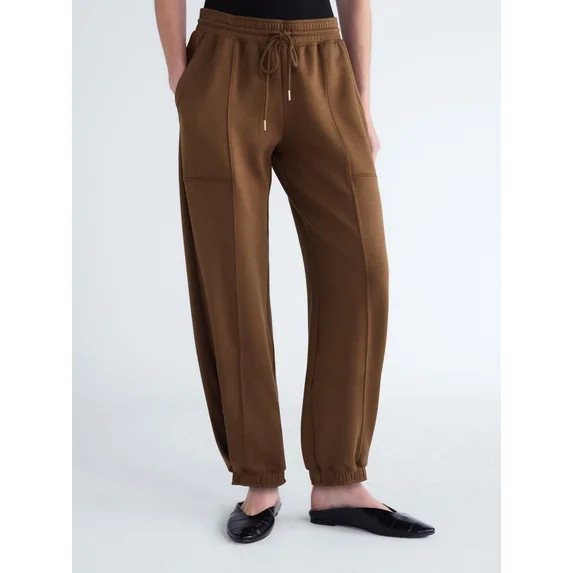 Scoop Women's and Women's Plus New Scubaknit Barrel Pants, Sizes XS-4X | Walmart (US)