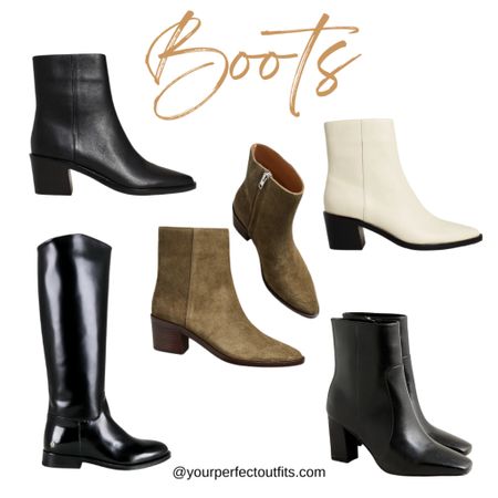 Boots to wear for autumn winter season 
Fall boots you should have this season 
Ankle boots low boots knee-high boots 
#LTKCyberWeek

#LTKHolidaySale #LTKHoliday #LTKGiftGuide