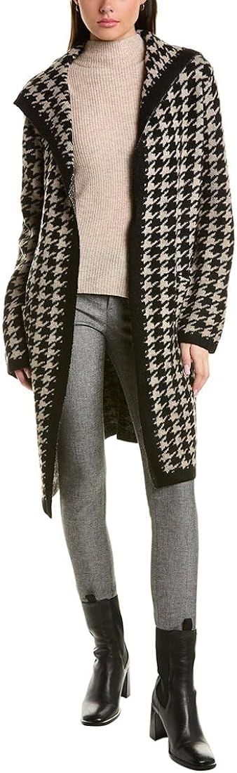 Max Studio Women's Long Jacquard Sweater Coat | Amazon (US)