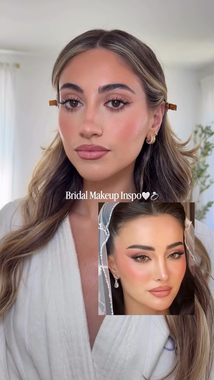 day one of wedding makeup trials for my OWN wedding 💍🤍 what do we think, which look should I try next?? 
-
PRODUCTS USED: 

@rhode skin glazing mist 
@Charlottetilbury magic cream & raidant skin concealer (6.5) 
@HausLabs foundation 
@RareBeauty liquid contour (serene) 
@HourglassCosmetics concealer (stone) & eyeshadow quad 
@Armanibeauty mascara 
@HudaBeauty translucent powder (pound cake) 
@MorpheCosmetics cheek thrills trio (beach bonfire) 
@NatashaDenona bloom palette 
@MilaniCosmetics baked highlighter 
@saiebeauty lip liner flirt 
@maccosmetics lipstick (creamcup) & gloss 

-
#bridalmakeup #makeuptok #weddingmakeup #bridaltiktok #makeuptutorial

#LTKWedding #LTKgrwm #LTKBeauty