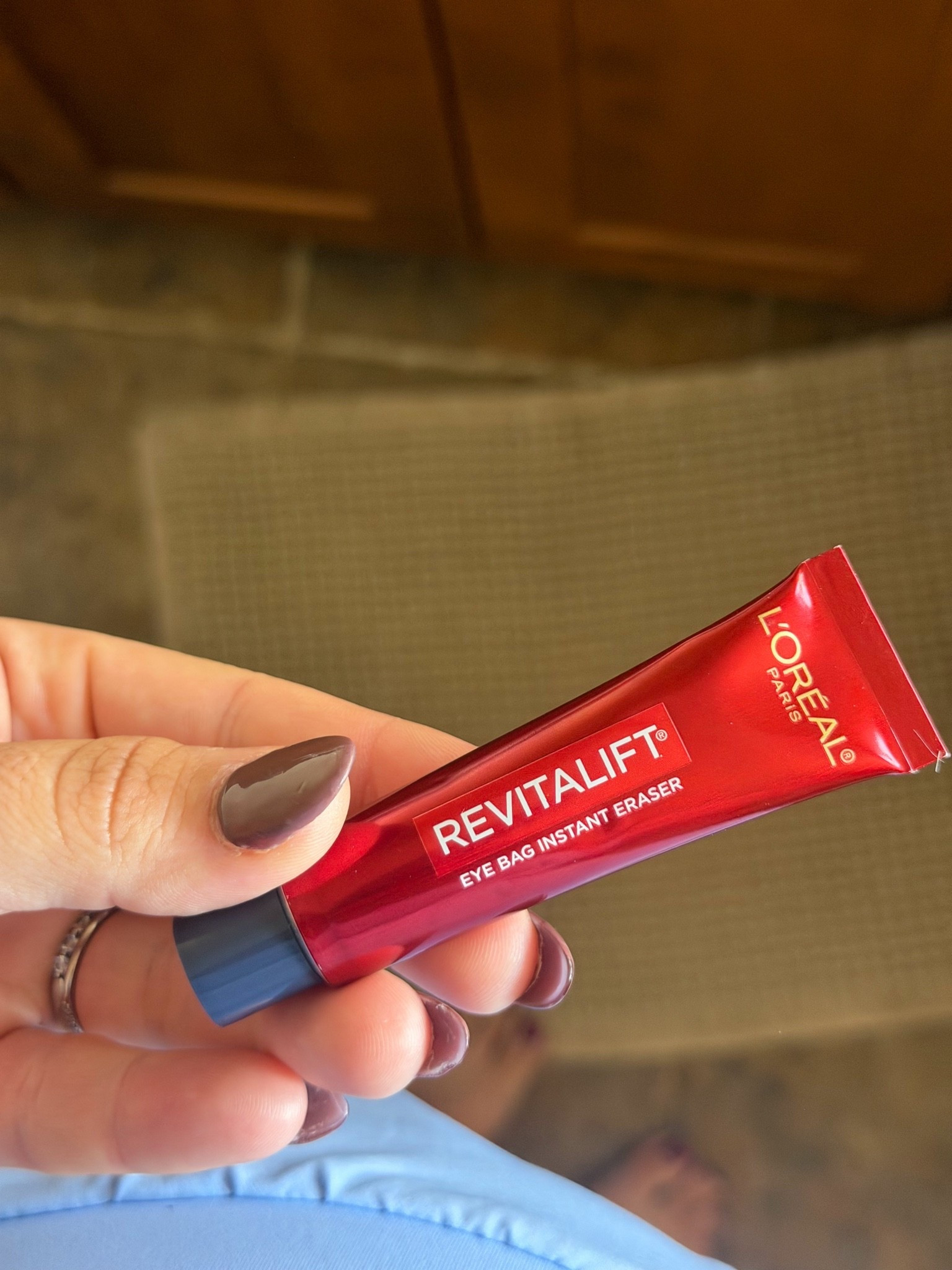 Magic eye cream and I love that this is a drugstore price. I haven’t been wearing eyepatch in the morning because this makes me look so awake ￼@l’oreal @Target @ulta
