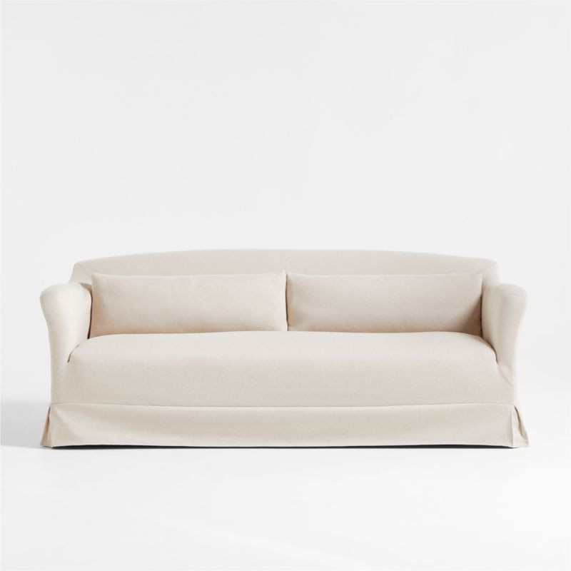 Crawford Apartment Slipcovered Sofa by Jake Arnold + Reviews | Crate & Barrel | Crate & Barrel