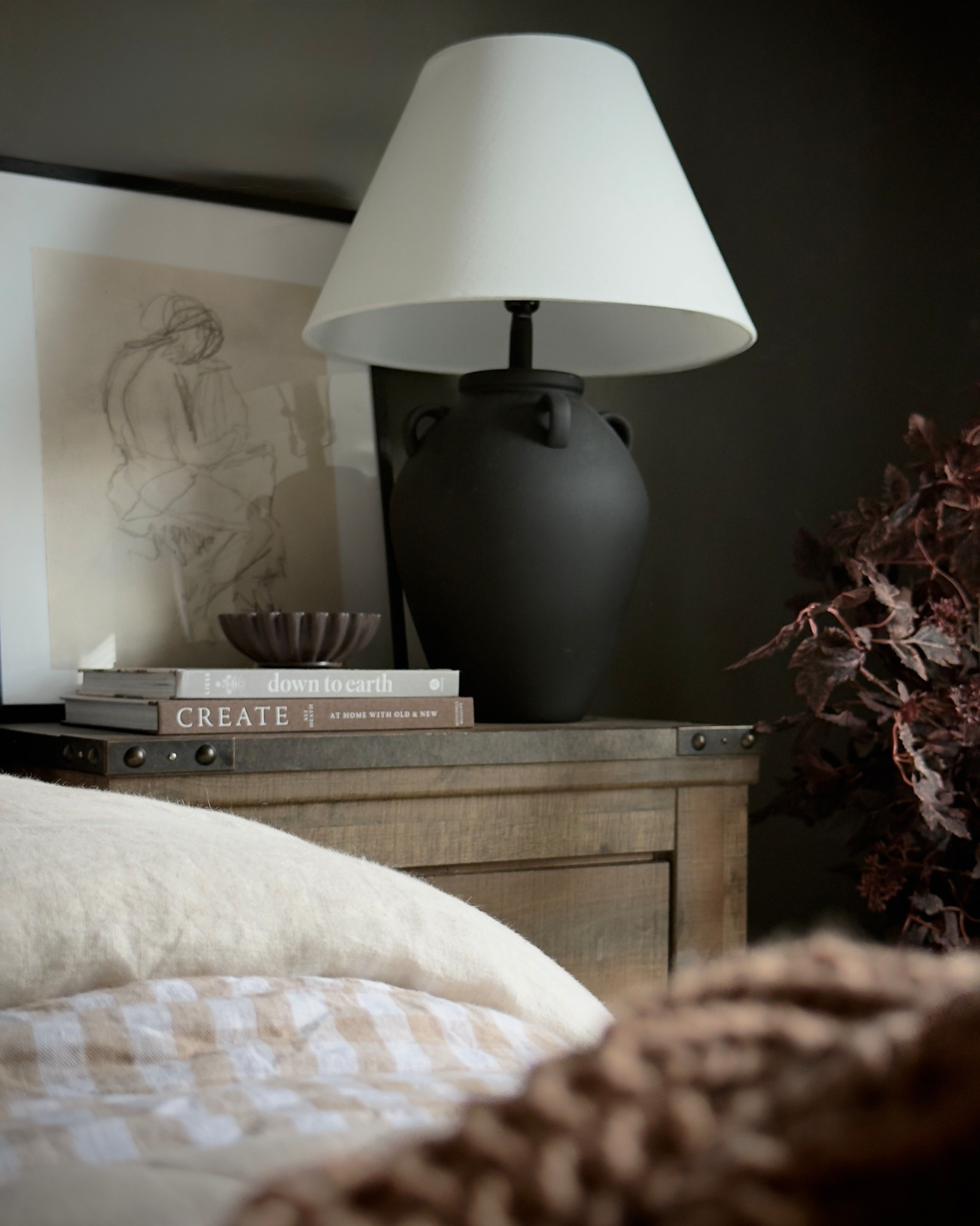 This designer look lamp is back in stock and such a beauty!
Ceramic lamp with handles, rustic nightstand, Wayfair home find

#LTKSaleAlert #LTKHome