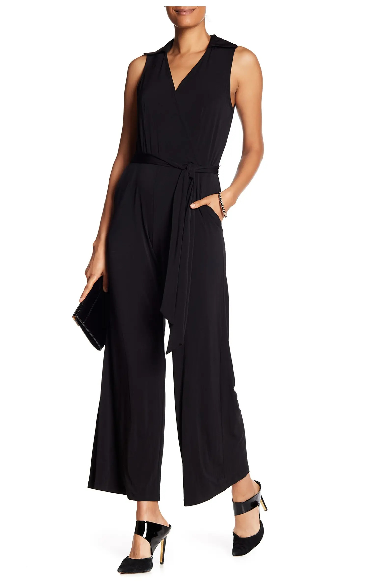 Solid Tie Waist Jumpsuit | Nordstrom Rack