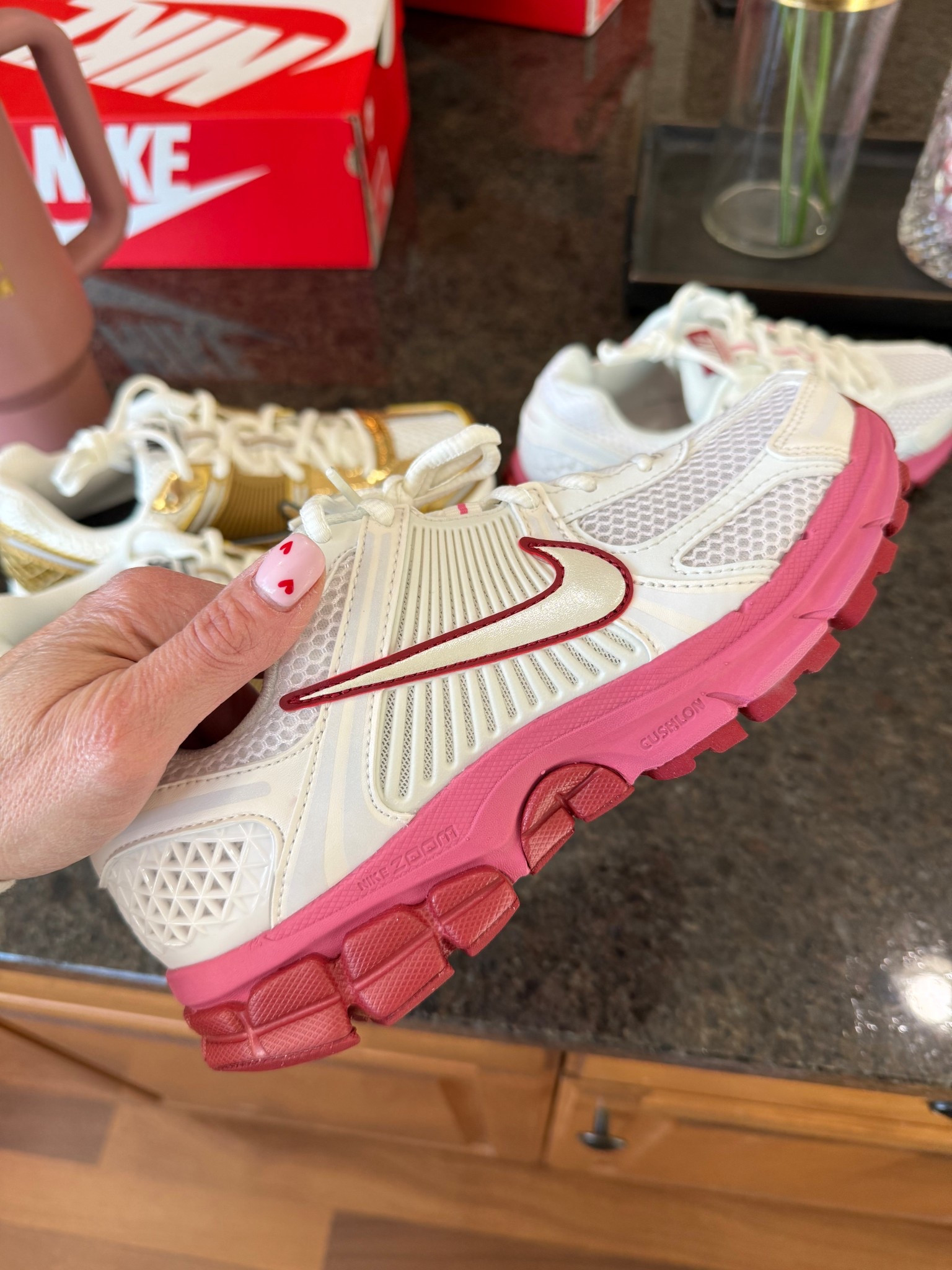 The perfect valentines themed sneakers. Love these colors together! 

#LTKmomlife #LTKActive #LTKValentine