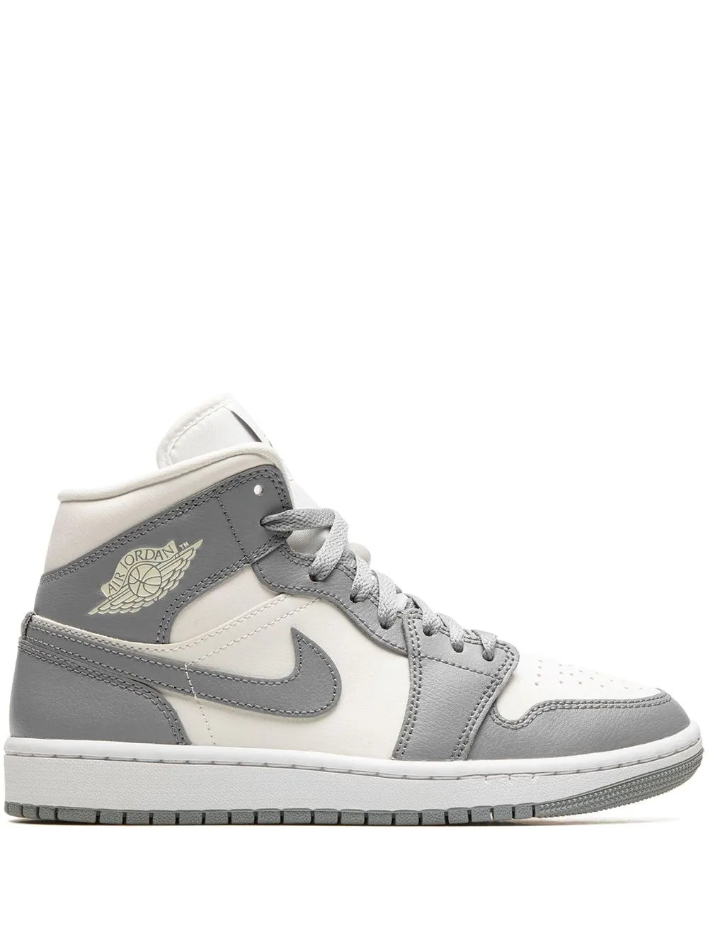 Jordan Air Jordan 1 Mid "Stealth" Sneakers | Grey | FARFETCH UK | Farfetch Global