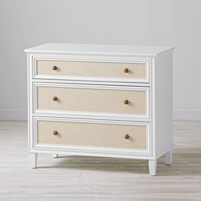 Kids Harmony 3-Drawer White Dresser | Crate & Barrel