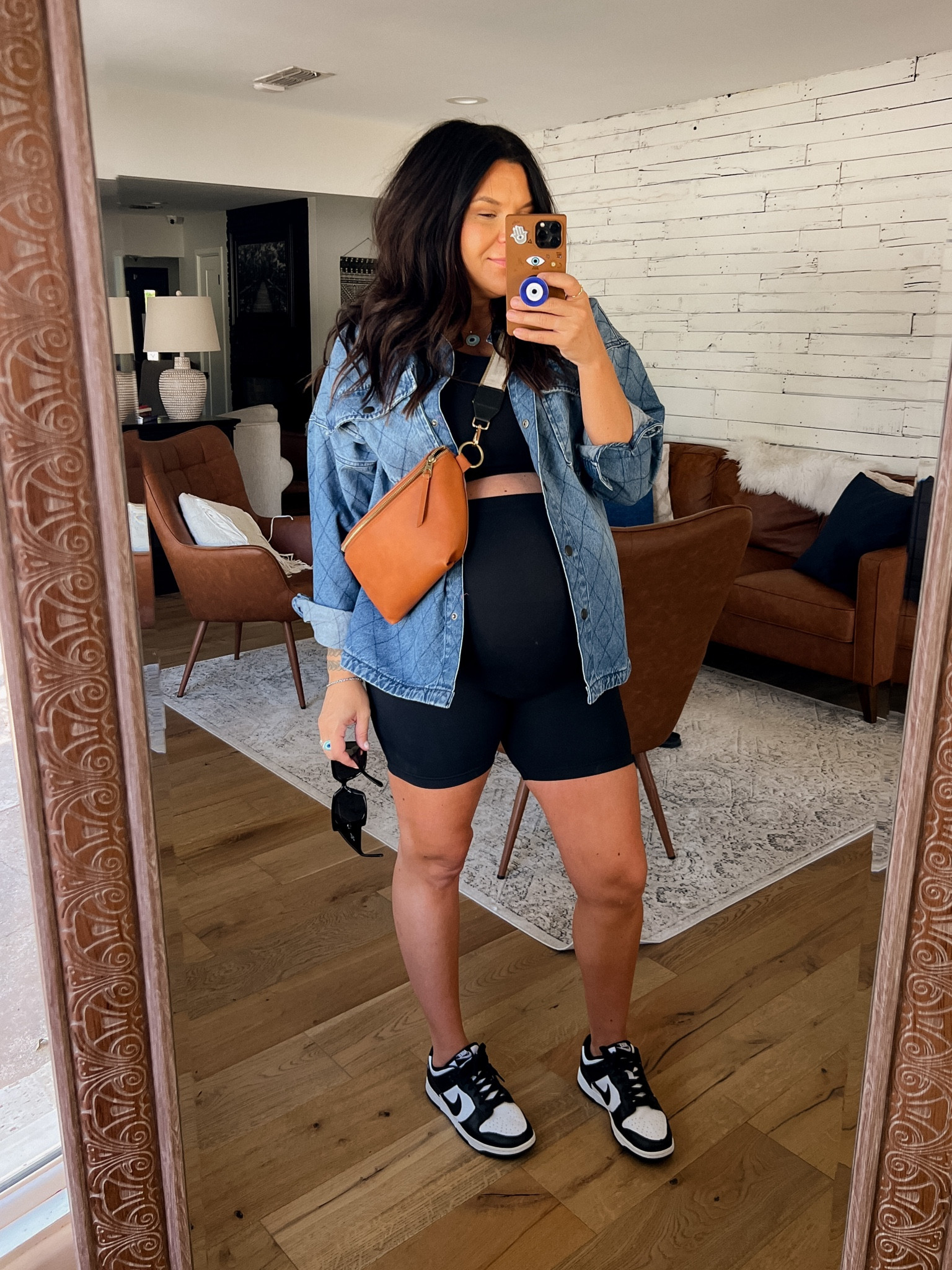 Cute bump style also love this look for non-maternity. Throw on some leggings as the temps cool off. 

Jacket: Large
Bike shorts: XL
Top: XL
Sneakers: TTS


#LTKstyletip #LTKbump #LTKfindsunder50