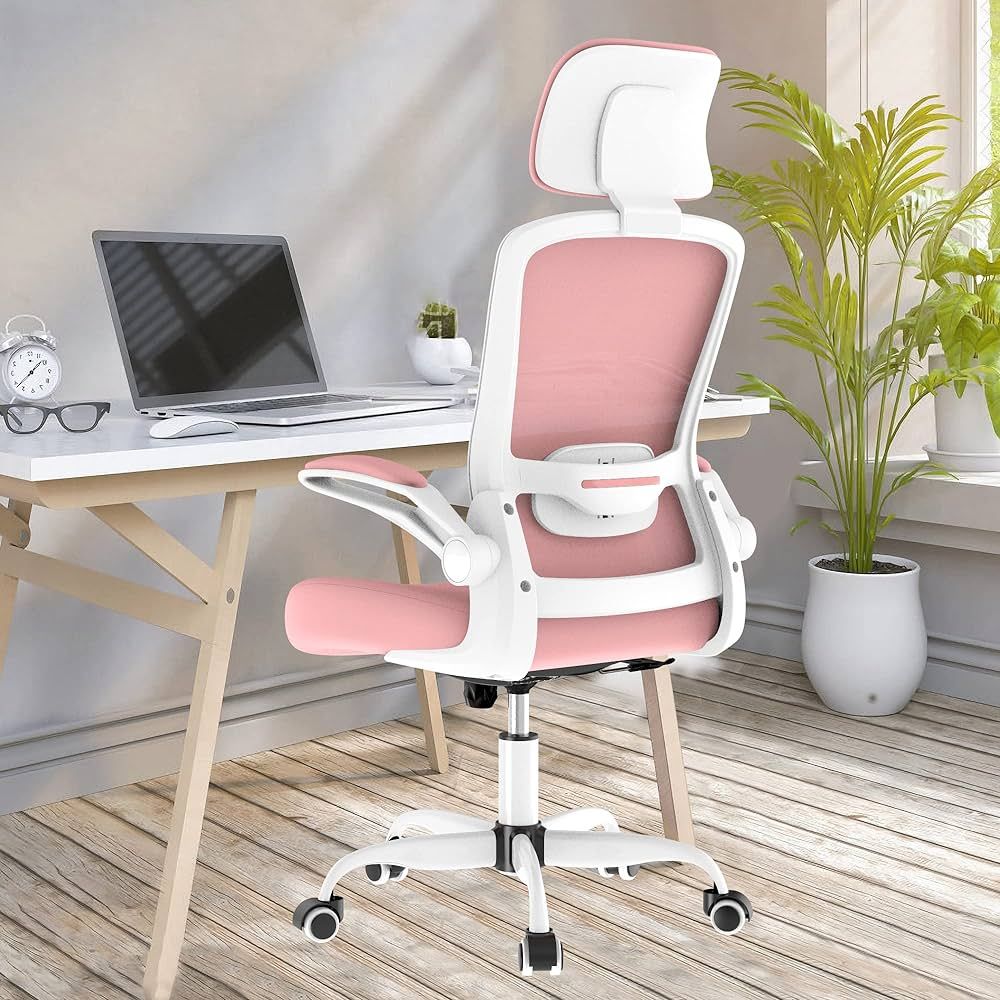 Mimoglad Office Chair, High Back Ergonomic Desk Chair with Adjustable Lumbar Support and Headrest... | Amazon (US)