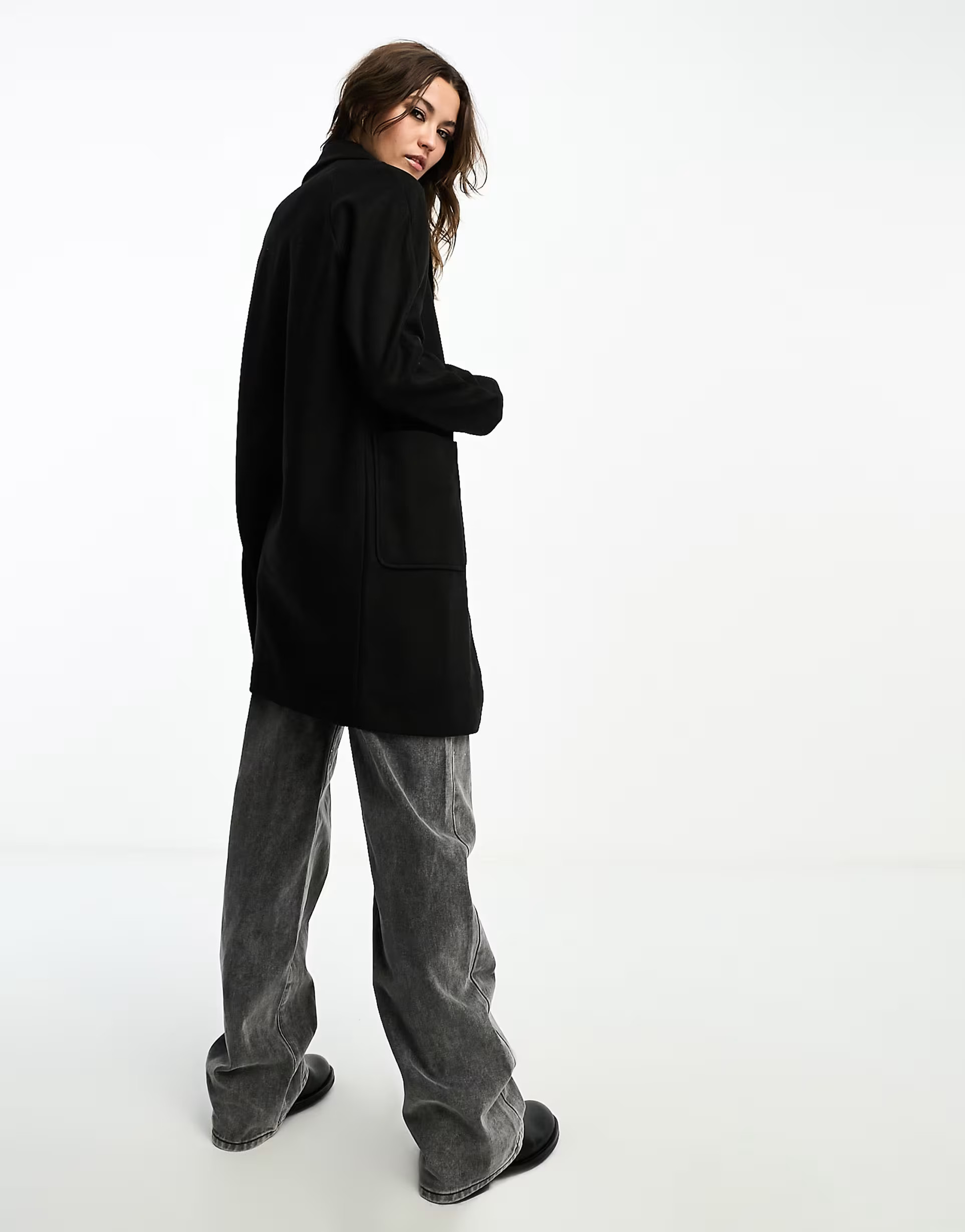 Only tailored coat in black | ASOS (Global)