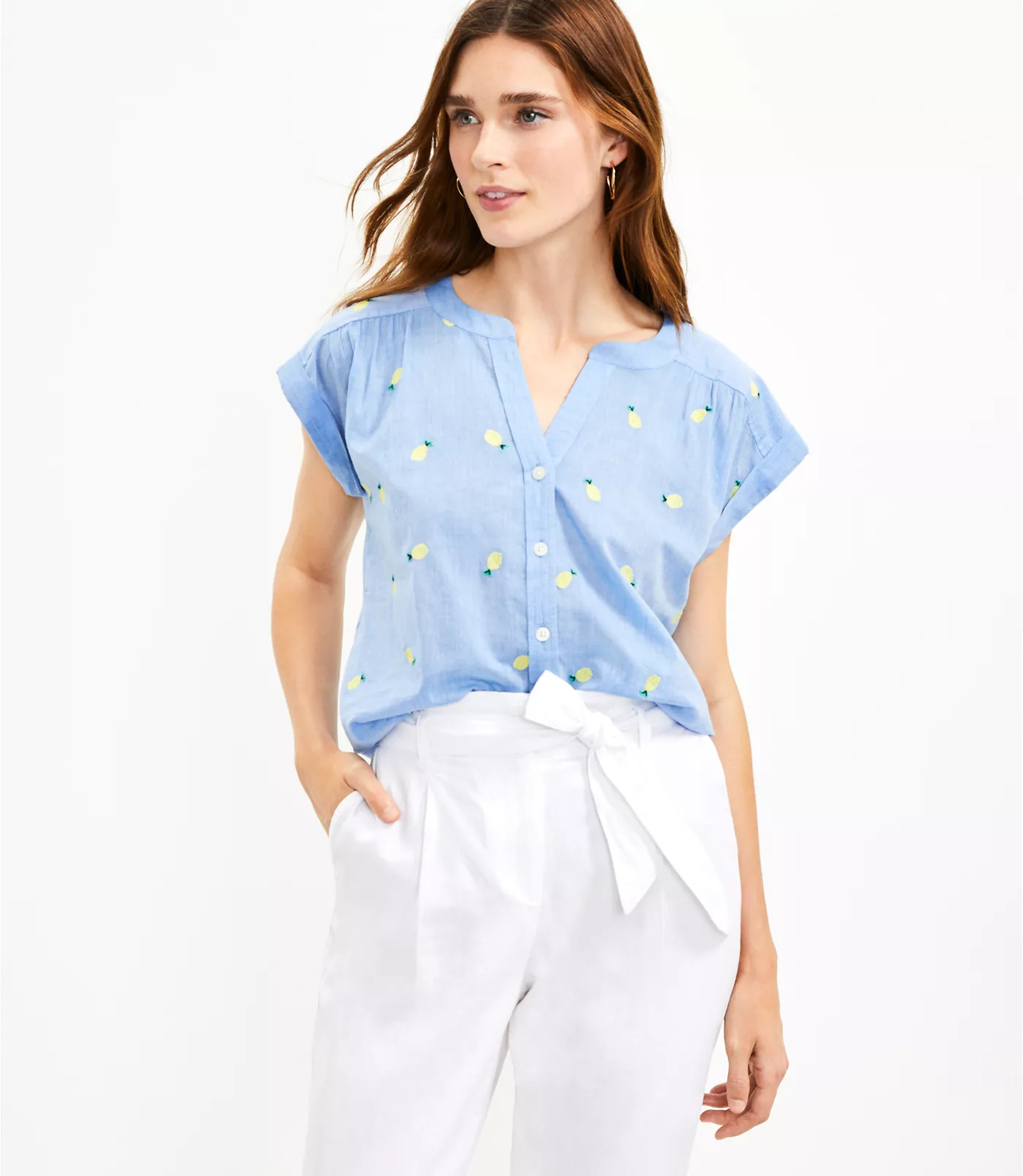 Lemon Dolman Shirt | LOFT | LOFT