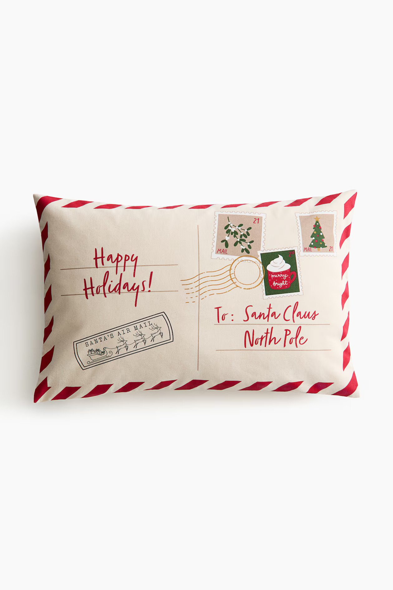 Printed cotton canvas cushion cover | H&M (UK, MY, IN, SG, PH, TW, HK)