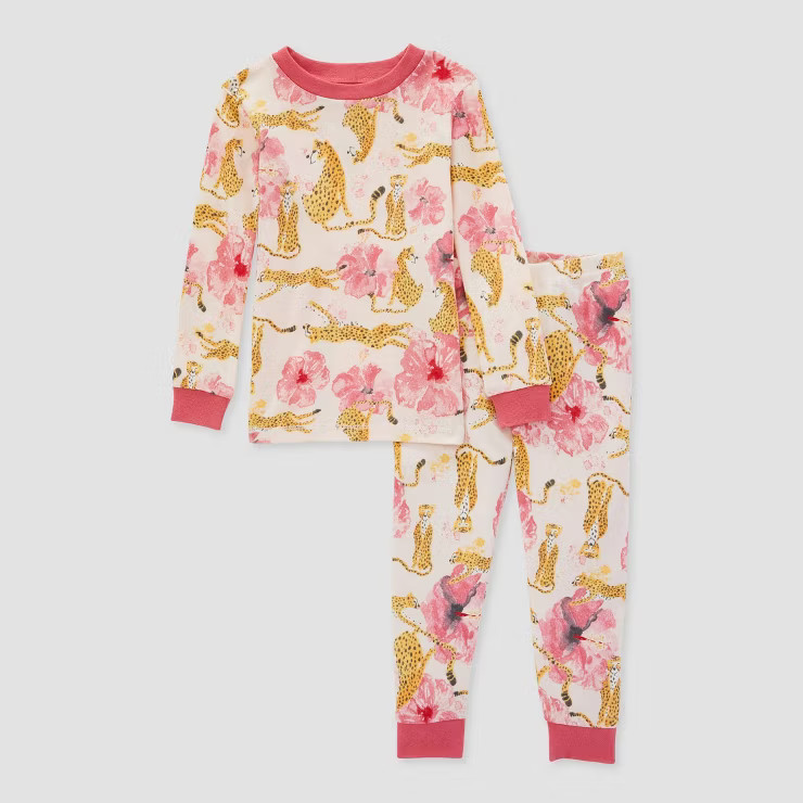 Burt's Bees Baby® Toddler Girls' 2pc Organic Cotton Pajama Set | Target