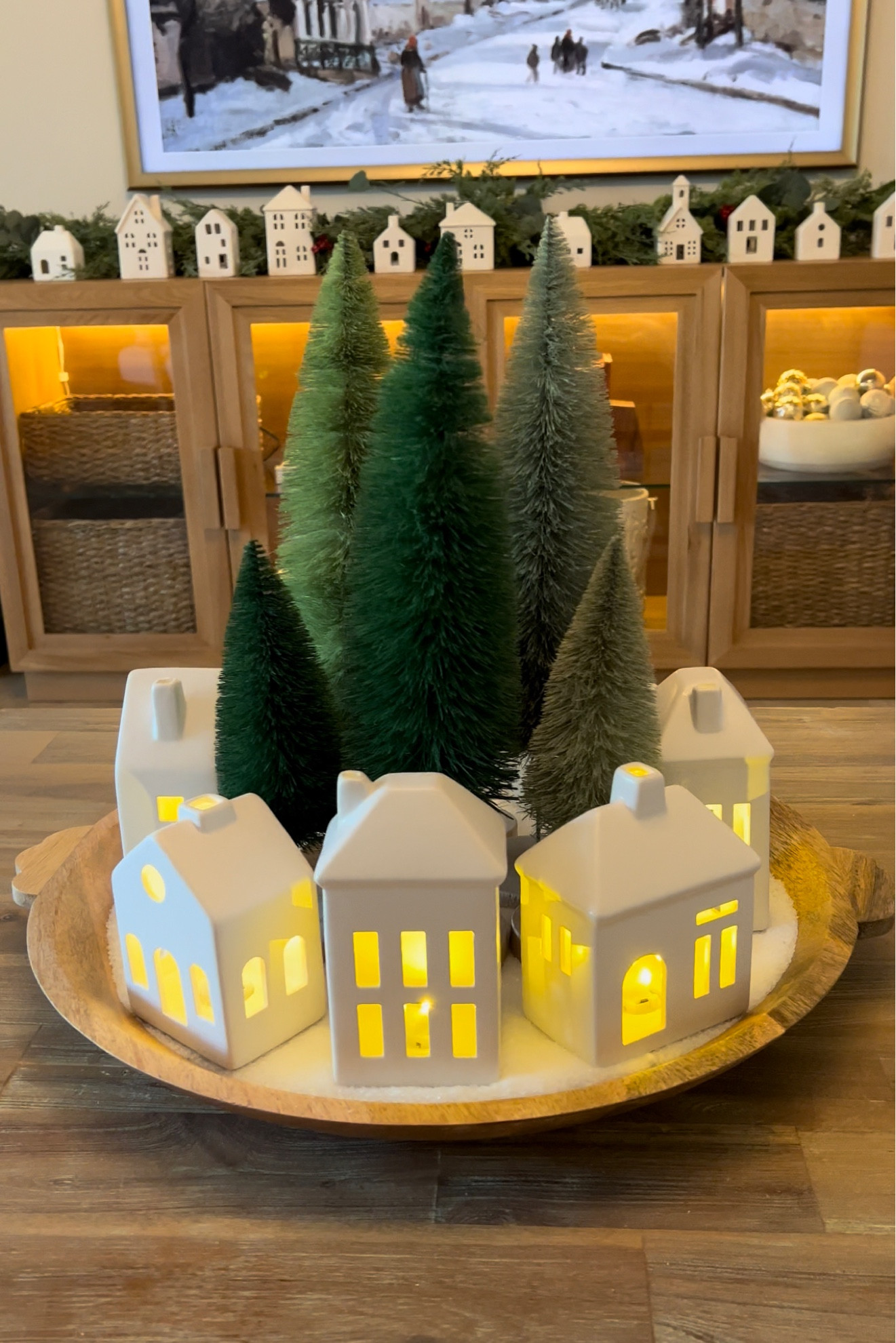 Holiday centerpiece idea # Christmas #holidays #holidaydecor #christmasdecor #target #targetfinds #worldmarket

#LTKHoliday #LTKhome #LTKSeasonal