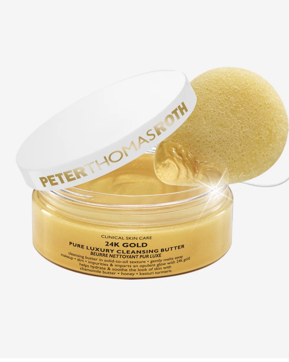 PTR Day 11 Deal!!

This cleanser is heavenly and removes all makeup so easily!

$25 off with Code DEAL11

Add 2 of the Patch & Go eye patch travel packs for free shipping ($50+)!

#peterthomasroth 

“Infused with pure 24K Gold in a solid-to-oil texture, this luxurious Cleansing Butter gently melts away makeup, dirt and impurities as it imparts an opulent glow. Chamomile Butter and Honey deliver intense hydration as Kasturi Turmeric helps soothe the look of dry, sensitive skin.”

#LTKSaleAlert #LTKBeauty #LTKFindsUnder50