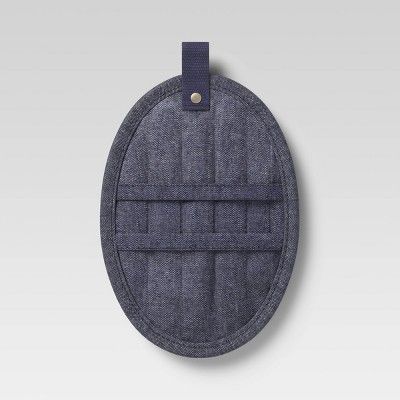 Cotton Chambray Pot Holder Blue - Project 62™ | Target