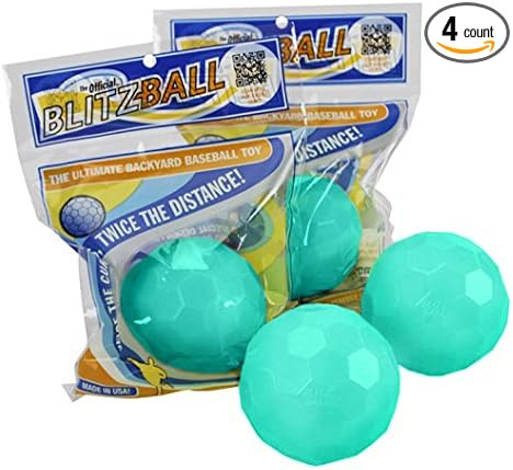 BLITZBALL Dude Perfect Plastic Baseball (4 Pack) - Limited Edition | Amazon (US)
