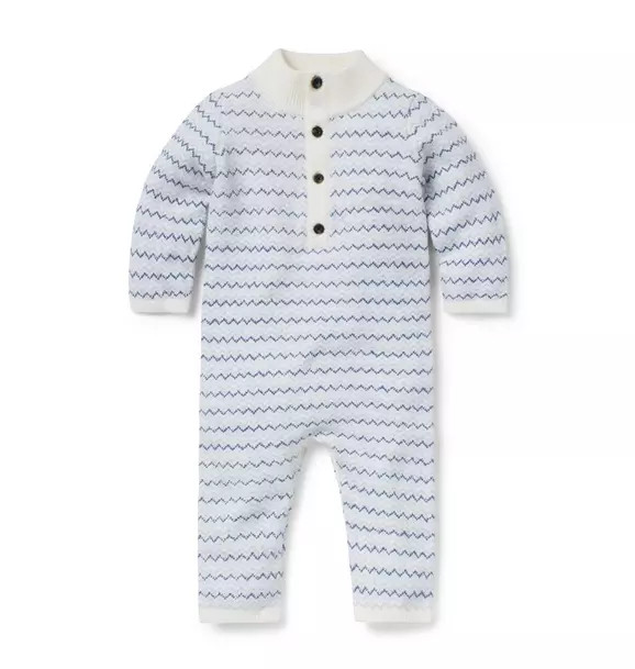 Baby Striped Knit One-Piece | Janie and Jack