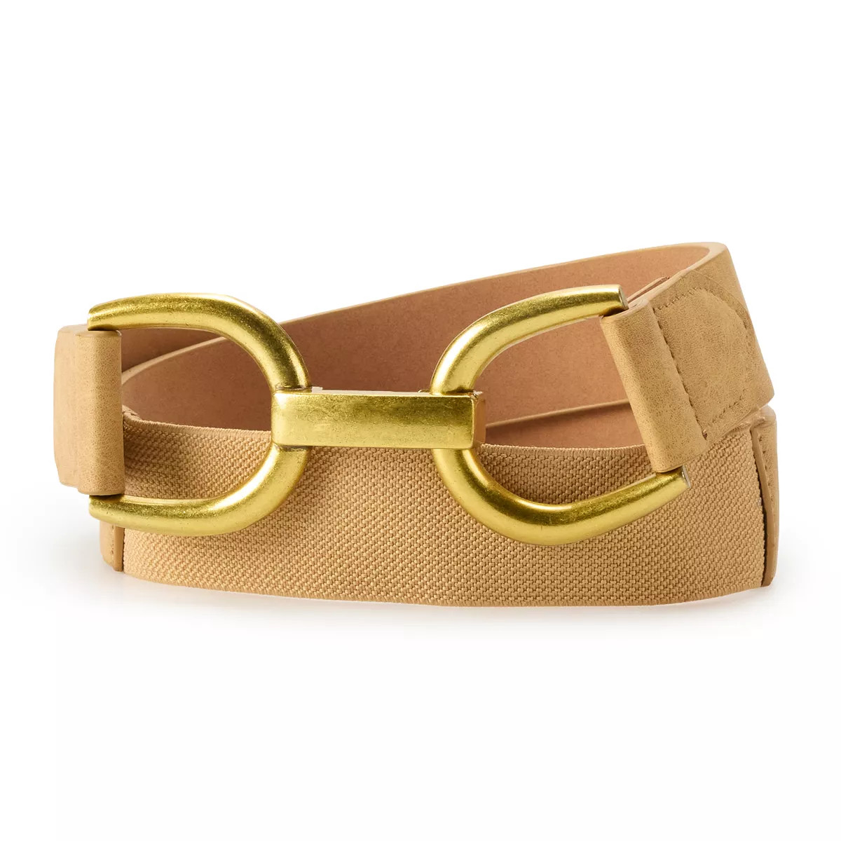 Women's Sonoma Goods For Life® D Ring Interlock Stretch Belt | Kohl's