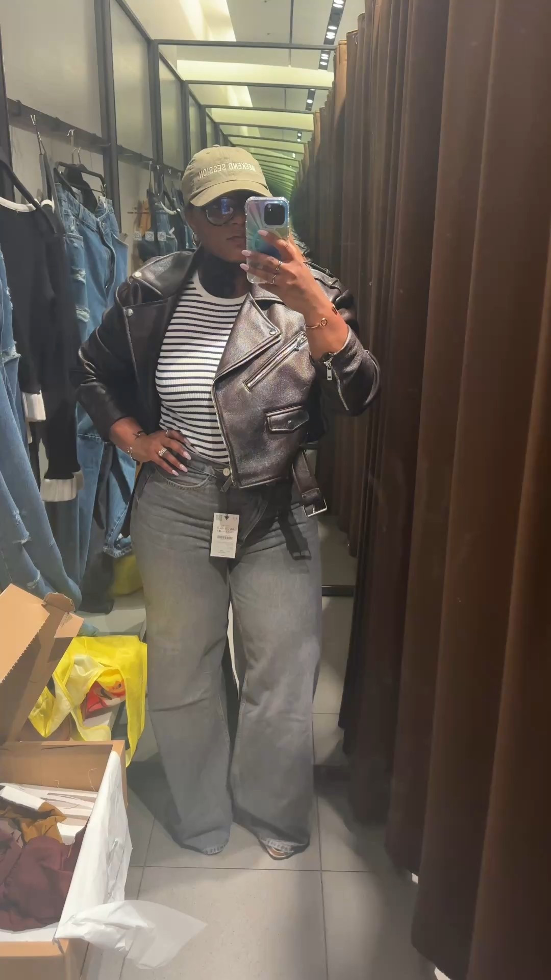 If you don’t have a pair, hear it from me first: you want a good pair of Gray jeans in your closet!! 🗣️ 🗣️ they’re going to make such a fabulous piece for layering cool and warm colors as well as being easily transitioned into the spring/summer season! They even hug my waist! 🤯 To be rigid denim, that almost never happens. 
—
Linking the exact jeans and the tops tried on in store! 

#LTKFindsUnder50 #LTKMidsize #LTKSeasonal