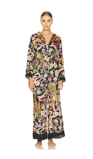 Dreamy Days Pajama Set in Sugar Snaps Combo | Revolve Clothing (Global)