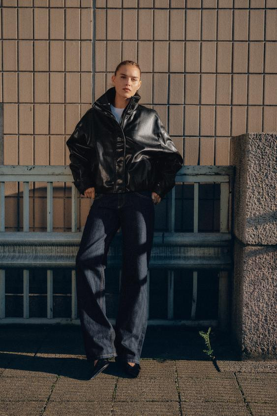 TRF WIDE LEG LOW RISE JEANS | Zara US