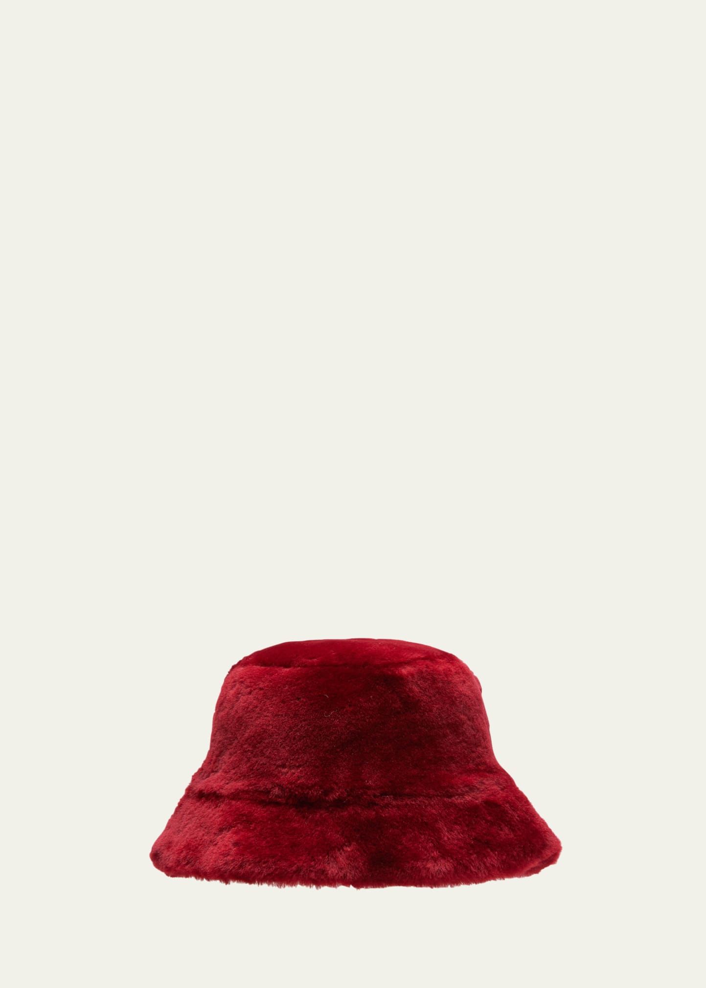 Pologeorgis Merino Wool & Shearling Bucket Hat | Bergdorf Goodman