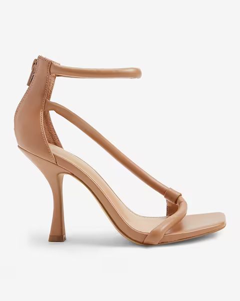 Tube Strap Heeled Sandals | Express