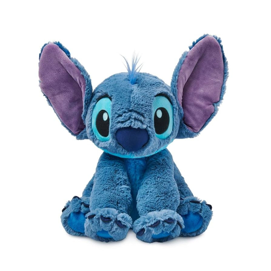 Disney Store Official Stitch Medium Soft Toy for Kids, Cuddly Character with Fuzzy Texture and Em... | Amazon (US)