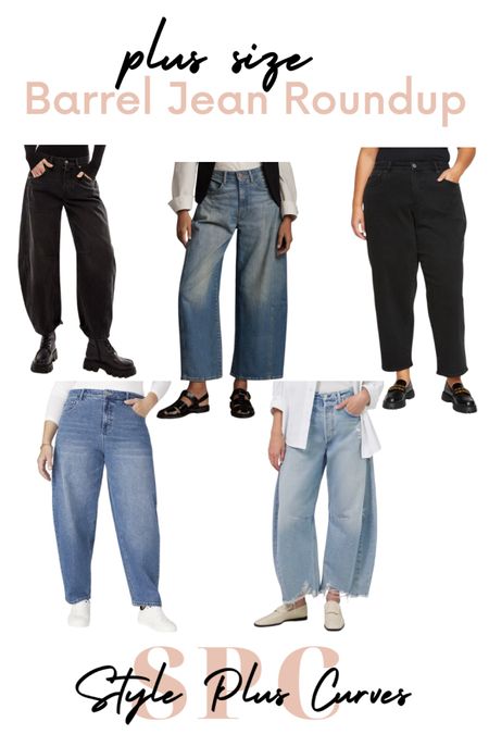 One of the subscribers to my plus size fashion newsletter asked me about plus size barrel jeans – also known as “Horseshoe Jeans!” Barrel jeans are a super unique trend with very few plus size options – but I was able to find some! 

#LTKplussize
