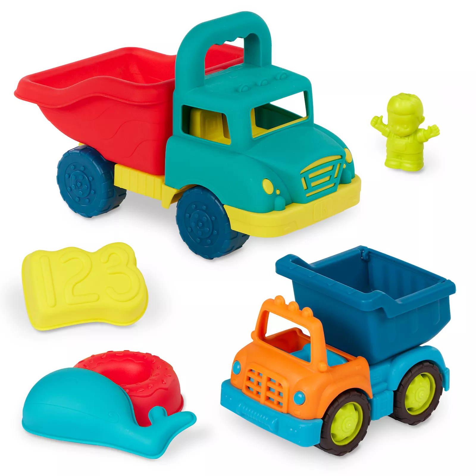 B. toys Grab-n-Go Truck Set Toy Dump Trucks & Sand Molds, None | Kohl's