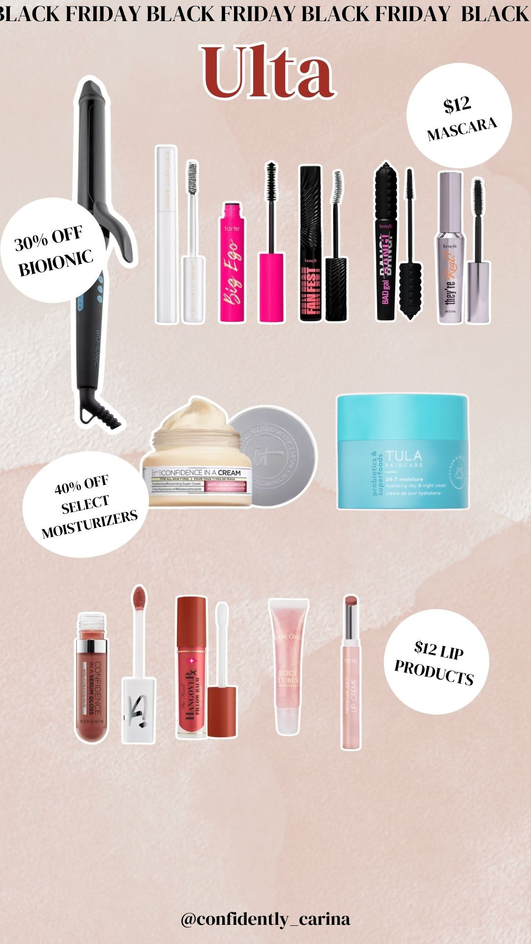 Beauty sales at Ulta! These would make great stocking stuffers!  

 #LTKCyberWeek #LTKGiftGuide #LTKHoliday