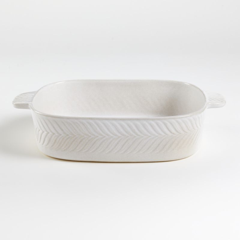 Fern Mid-Century Modern Oval Casserole Baking Dish + Reviews | Crate & Barrel | Crate & Barrel