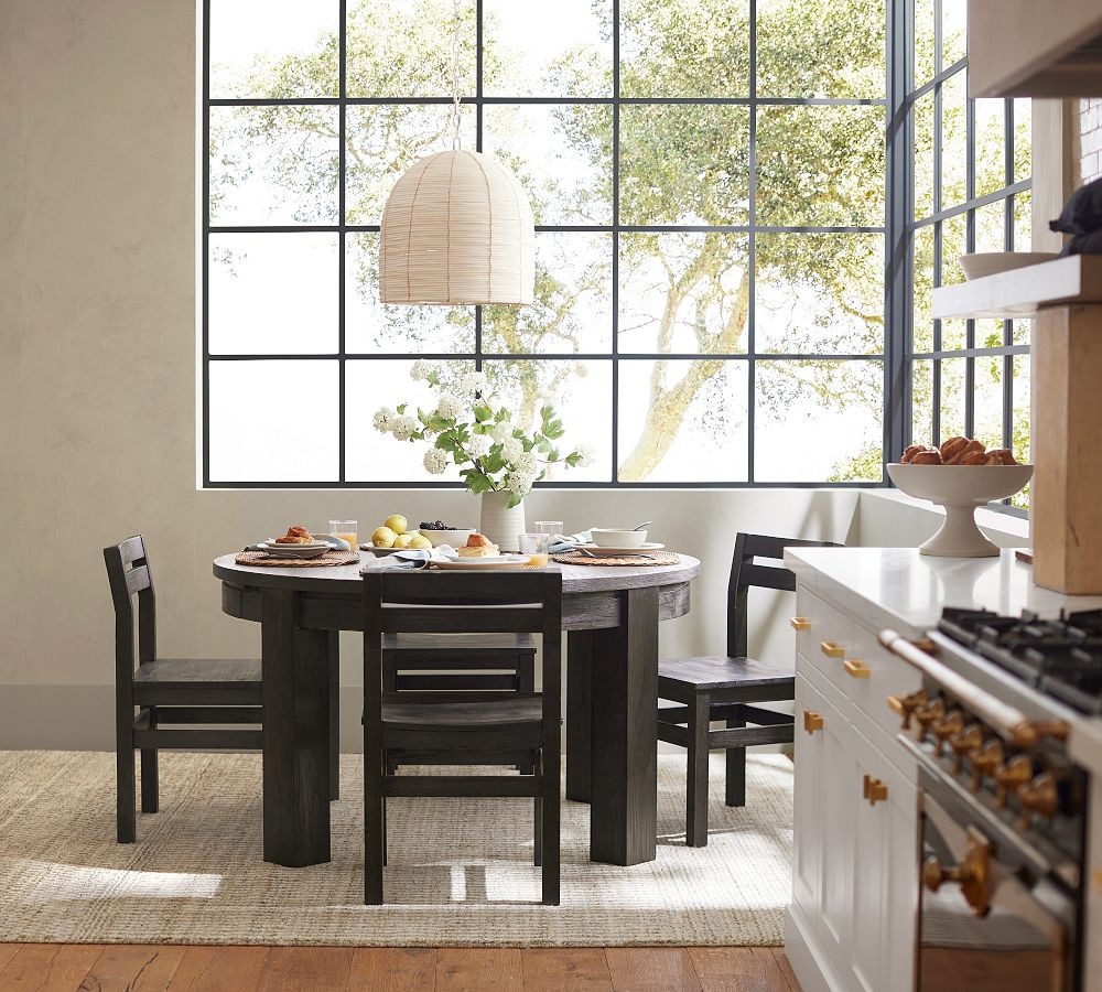 Folsom Round Extending Dining Table | Pottery Barn (US)
