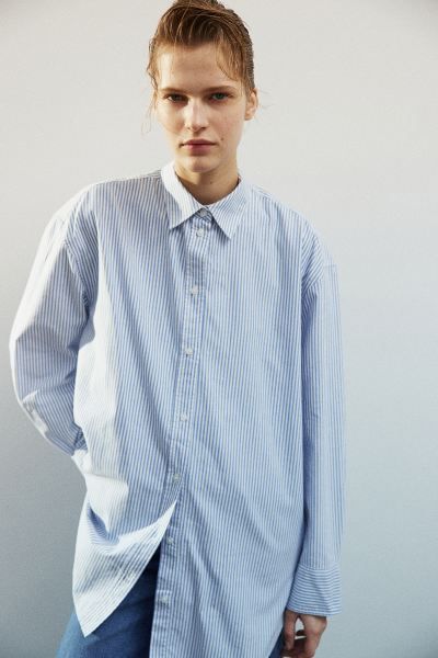 Oxford shirt - Light blue - Ladies | H&M GB | H&M (UK, MY, IN, SG, PH, TW, HK)