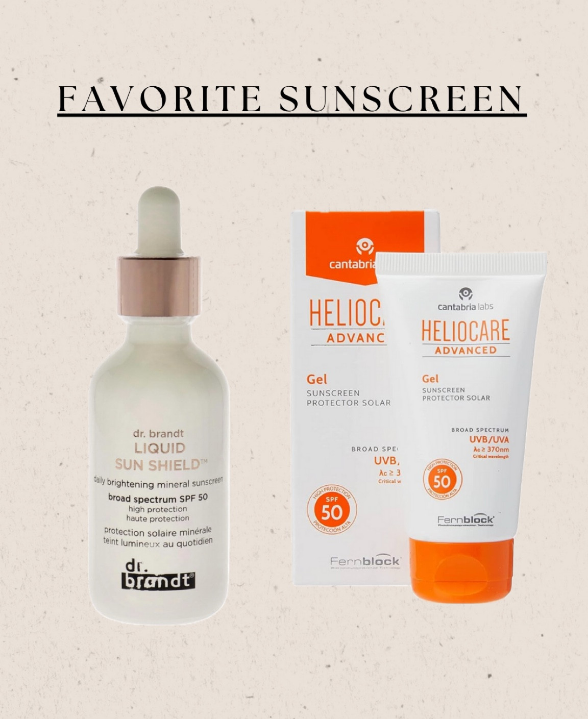 These are the best ones #sunscreen 

#LTKU