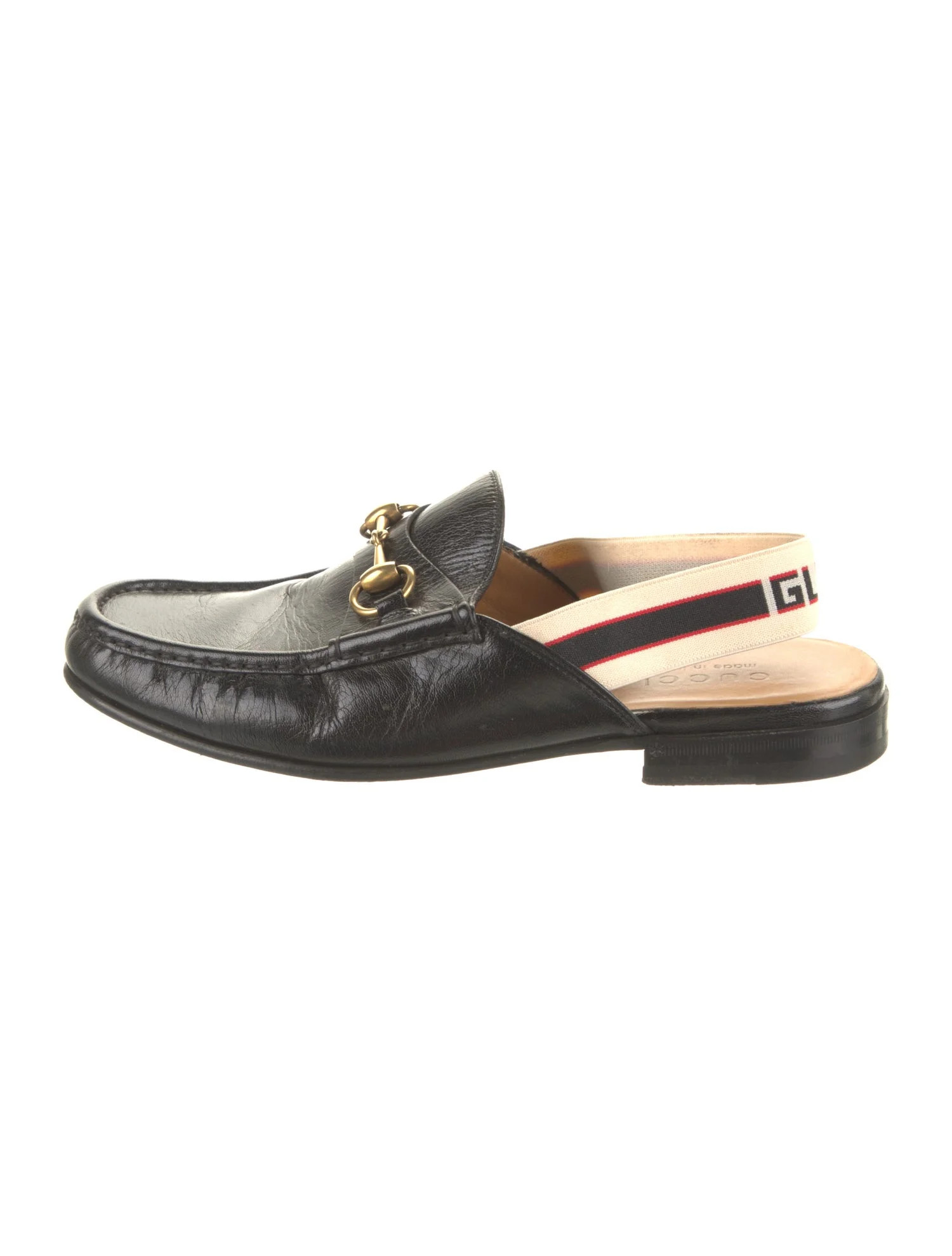 Horsebit Accent Leather Slippers | The RealReal