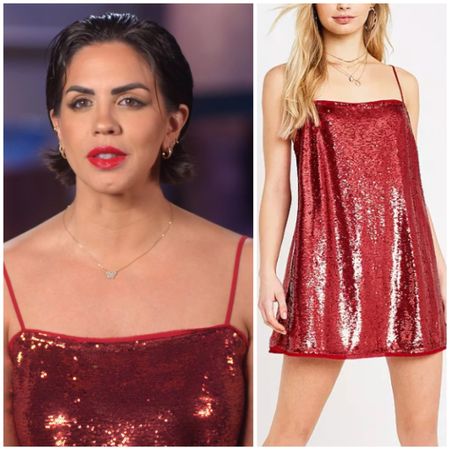 Katie Maloney’s Red Sequin Confessional Dress