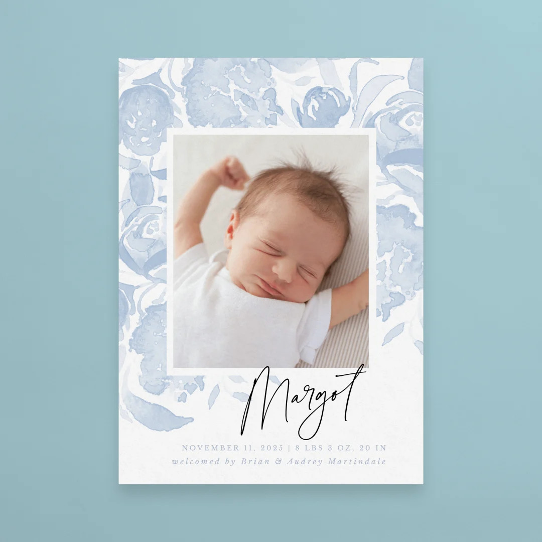 Blue Wallflower | Postable | Postable