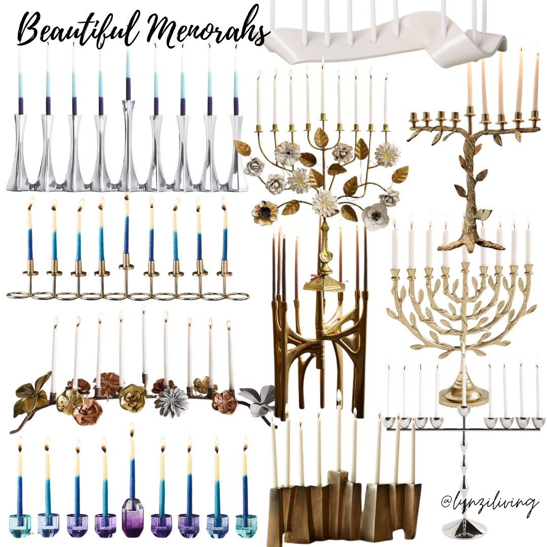 Beautiful Menorahs 

Hanukkah menorah, chic menorah, beautiful menorah, menorah 2025, Hanukkah decor, Hanukkah home decor 

#LTKHoliday #LTKHome #LTKSeasonal